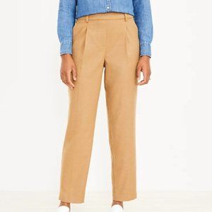LOFT Pull On Taper Pants in Brushed Flannel NWT